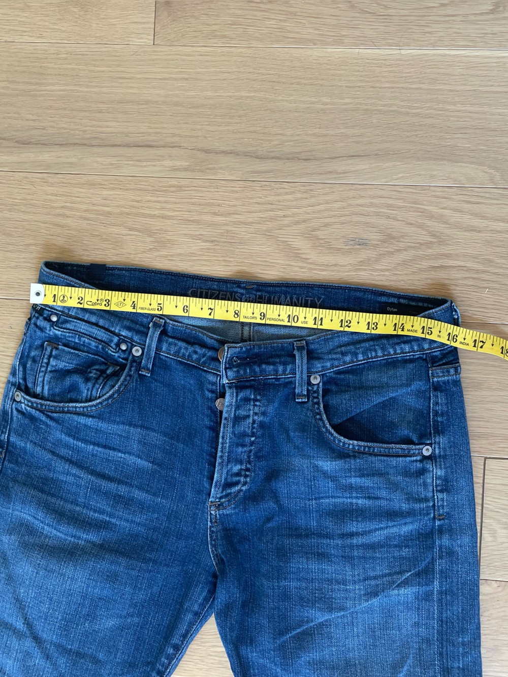 Citizens of Humanity Dylan Boyfriend Jeans Raw Hem Button Fly Cropped, 28 W 23 L - Picture 11 of 13
